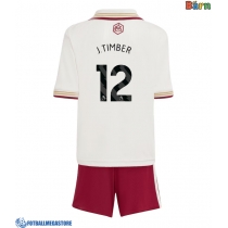 Fotballdrakt Barn Arsenal Jurrien Timber #12 Tredjedraktsett 2025-26 Kortermet (+ Korte bukser)